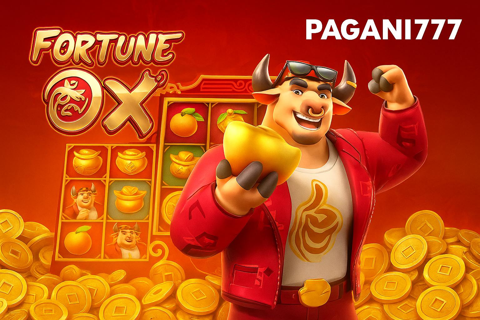 Fortune Ox no PAGANI777 - Aposte Agora e Reivindique Seus Ganhos
