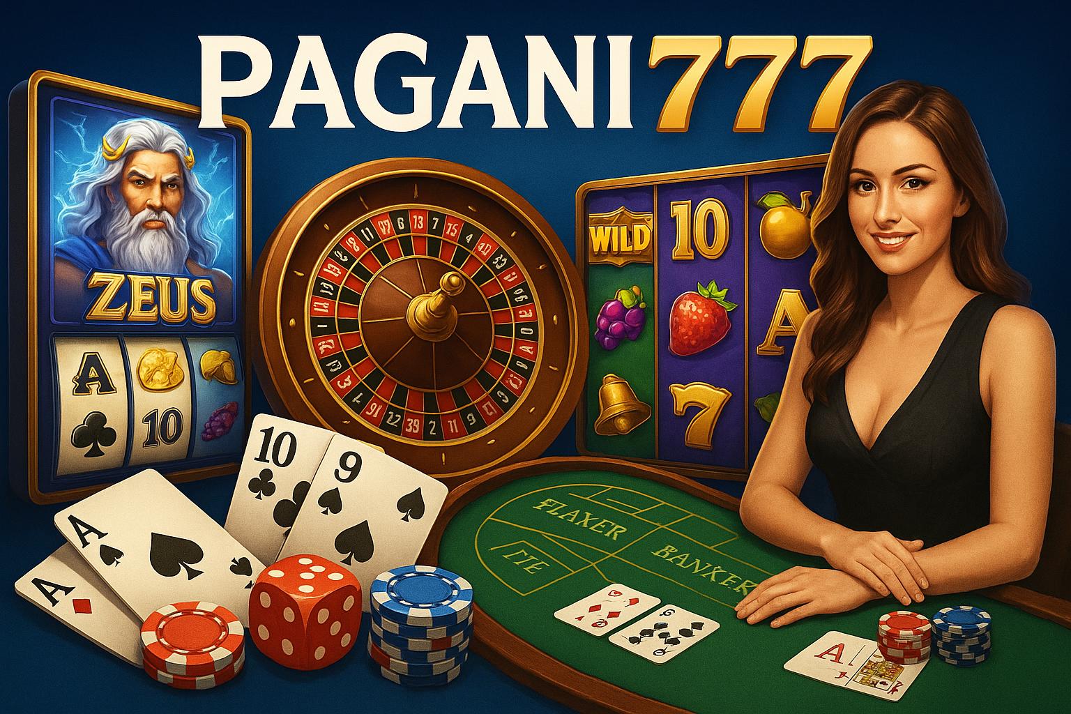 Jogos de cassino online PAGANI777