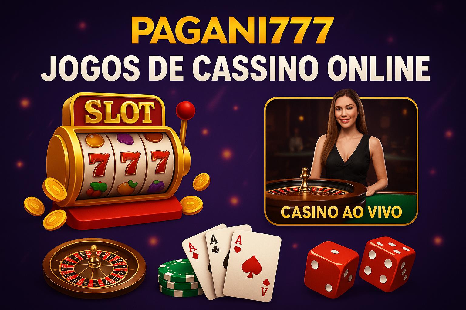 Jogos de cassino online inovadores e emocionantes na PAGANI777